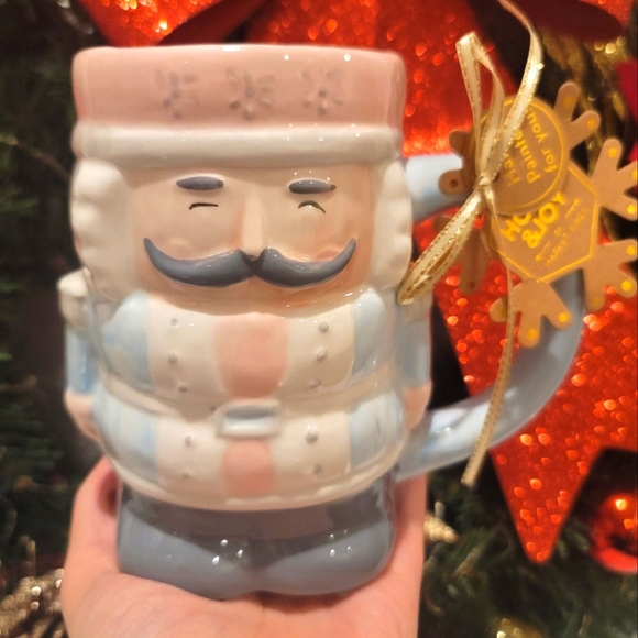 💕New Holly and Joy Pink Nutcracker Mug New With Tags Pinkmas mug Pink and blue - Picture 6 of 6